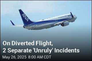 On Diverted Flight, 2 Separate &#39;Unruly&#39; Incidents