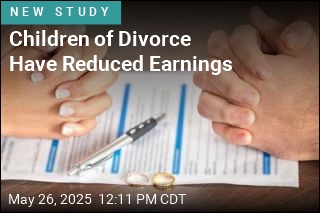 Children of Divorce Have Reduced Earnings