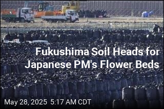 Fukushima Soil Heads for Japanese PM&#39;s Flower Beds