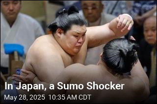 In Japan, a Sumo Shocker