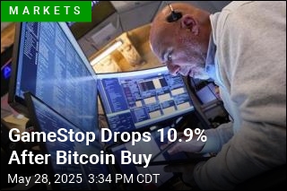 GameStop Drops 10.9% After Bitcoin Buy