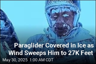 Paraglider Survives Wild Ride, 27K Feet in the Air