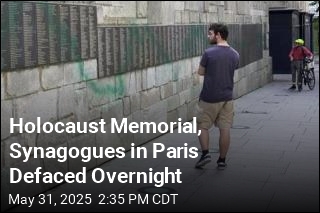 Holocaust Memorial, Synagogues in Paris Defaced Overnight