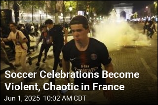 Soccer Celebrations Become Violent, Chaotic in France
