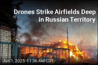 Ukraine Drones Strike Deep in Russia, Hitting Airfields