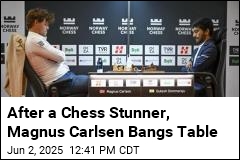 Magnus Carlsen Slams Table After a Surprise Chess Upset