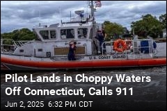 Pilot Calls 911 After Landing in Choppy Waters