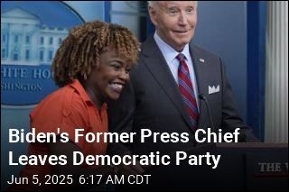 Biden&#39;s Former Press Chief Leaves Democratic Party