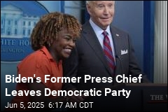 Biden&#39;s Former Press Chief Leaves Democratic Party