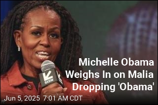 Michelle Obama Weighs In on Malia Dropping &#39;Obama&#39;