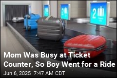 Cops Save Toddler Whisked Away on Airport Conveyor Belt