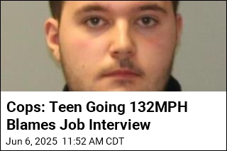 Teen&#39;s Excuse for 132MPH: Late for a Job Interview