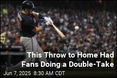 This Throw to Home Had Fans Doing a Double-Take