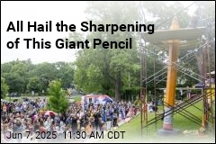 All Hail the Sharpening of This Giant Pencil