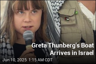 Greta Thunberg&#39;s Boat Arrives in Israel