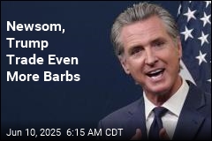Newsom, Trump Trade Even More Barbs