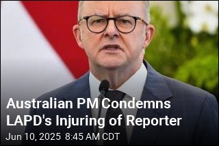 Australian PM Condemns Injury of Reporter in LA