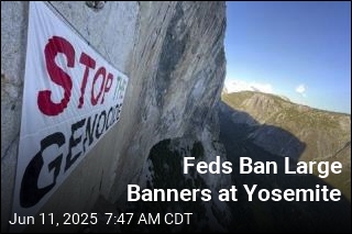 Feds Ban Large Banners at Yosemite