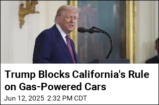 Trump Blocks California&#39;s Rule on Gas-Powered Cars