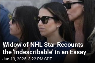 Widow of NHL Star Recounts the &#39;Indescribable&#39; in an Essay