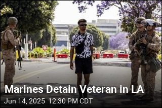 In a Rarity, Marines Detain a Civilian on American Soil