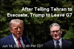 After Telling Tehran to Evacuate, Trump to Leave G7