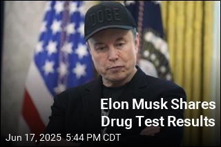 Elon Musk Shares Drug Test Results