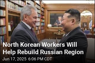 North Korean Workers Will Help Rebuild Part of Russia