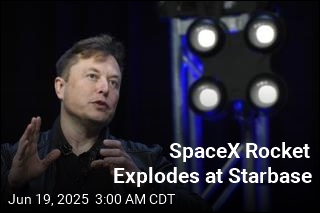 SpaceX Rocket Explodes at Starbase