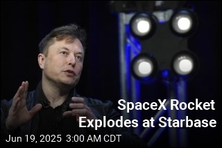 SpaceX Rocket Explodes at Starbase