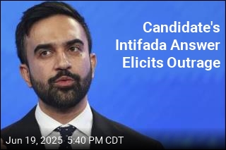 Candidate&#39;s Intifada Answer Elicits Outrage