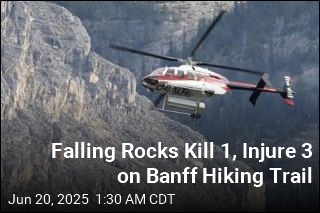 Falling Rocks Kill 1, Injure 3 on Banff Hiking Trail