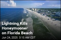 Lightning Kills Man on Florida Honeymoon