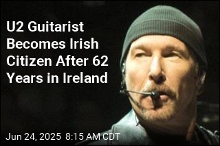 U2 Guitarist Becomes Irish Citizen After 62 Years in Ireland
