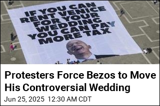 Protesters Force Bezos to Move His Venice Wedding