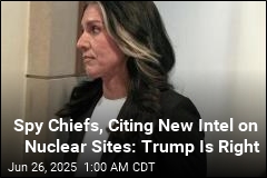 Spy Chiefs, Citing New Intel, Insist: Nuclear Sites &#39;Destroyed&#39;