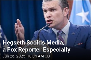 Hegseth Slams Former Fox Colleague at News Conference