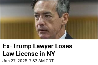 Former Trump Lawyer Chesebro Disbarred in NY