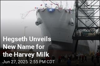 The Harvey Milk Has Been Renamed, Hegseth Announces