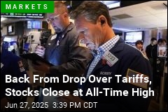 Stocks Close at All-Time High
