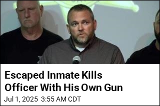 Escaped Inmate Kills Officer With His Own Gun