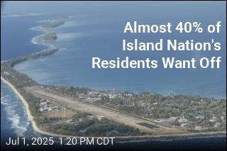 Almost 40% of Island Nation&#39;s Residents Want Off