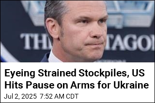 Eyeing Strained Stockpiles, US Hits Pause on Arms for Ukraine