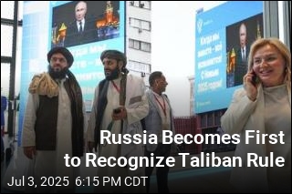 Russia Becomes First to Recognize Taliban Rule