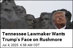 Tenn. Lawmaker Wants Trump Added to Mount Rushmore