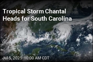 Tropical Storm Chantal Forms Off Carolinas