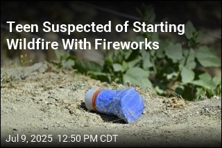 Teen Suspected of Starting Wildfire With Fireworks