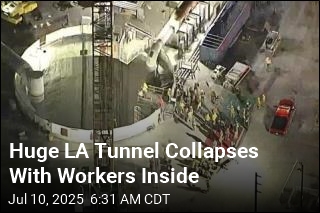LA Tunnel Collapse: &#39;He Thought He Was Going to Die Underground&#39;