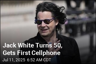 For His 50th Birthday, Jack White Gets First Cellphone