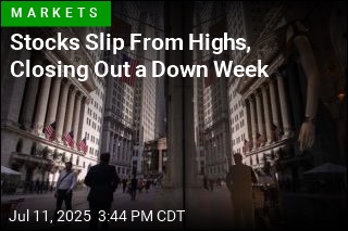 Stocks Slip From Highs, Closing Out a Down Week